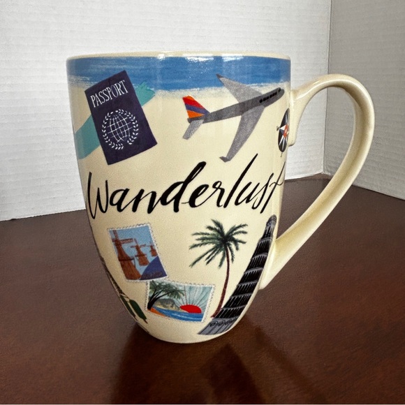 Anisa Makhoul Papyrus Large Wanderlust Coffee Mug - Picture 1 of 8